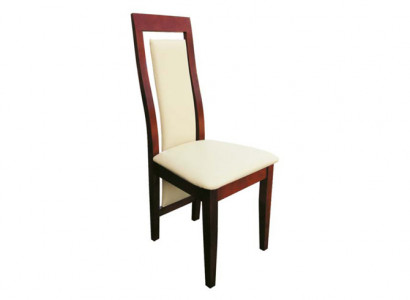 Armchair Solid Wood Chair Wood Leather Upholstered Chairs Gastro Design